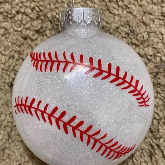 Hand Crafted Other - baseball ornament